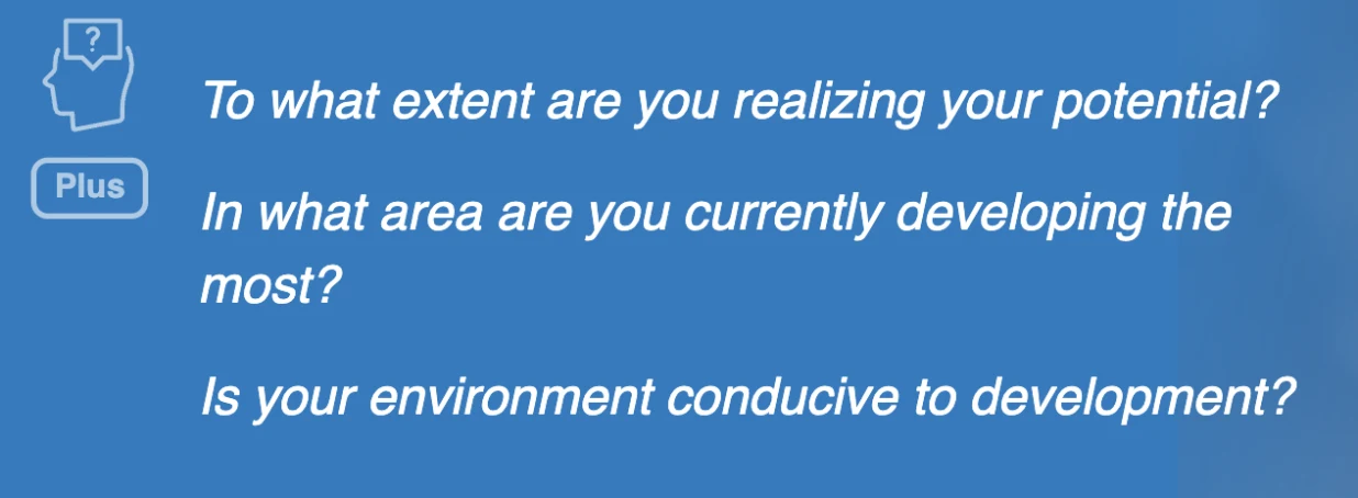 Guiding questions for the value of growth